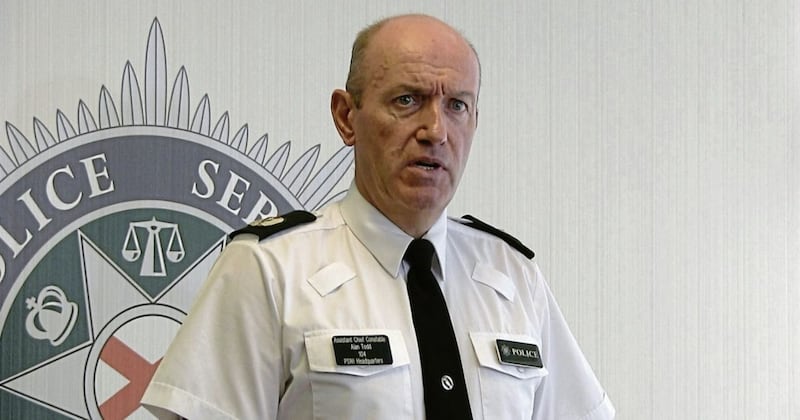 PSNI Assistant Chief Constable Alan Todd. Picture by David Young/PA Wire 