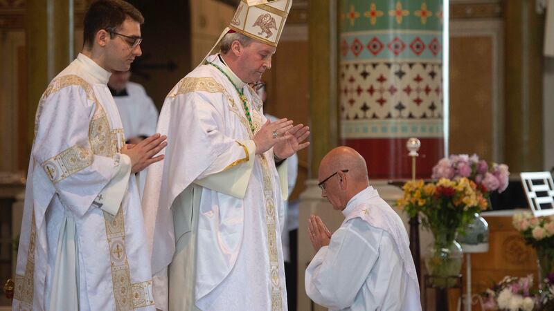 The ordination of Fr Robert McMahon. Picture by Mark Marlow.