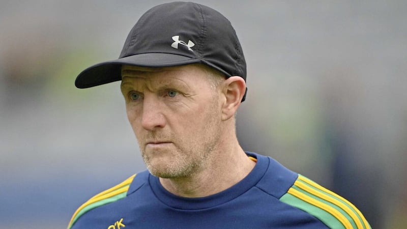 Dunloy manager Gregory O&#39;Kane lamented some mistakes from his side during yesterday&#39;s All-Ireland final Picture Mark Marlow. 