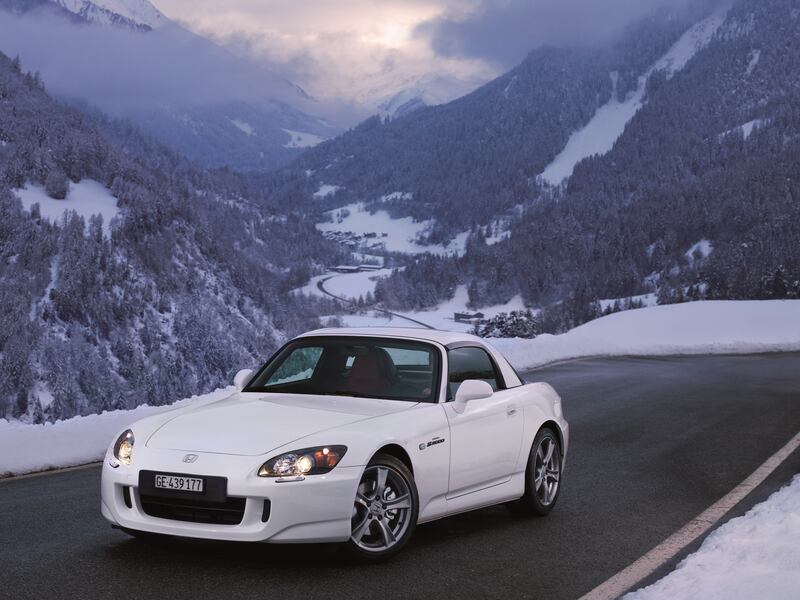 The S2000 was a rival to the BMW Z4 and Porsche Boxster. (Credit: Honda News UK Media)