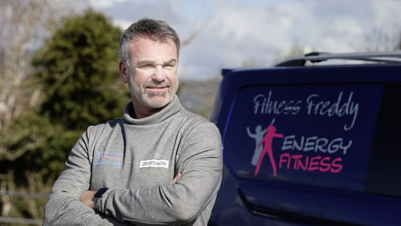 Fitness coach Freddy Kinnersley has been going into schools to teach exercise through fun for 20 years. Picture by Hugh Russell 