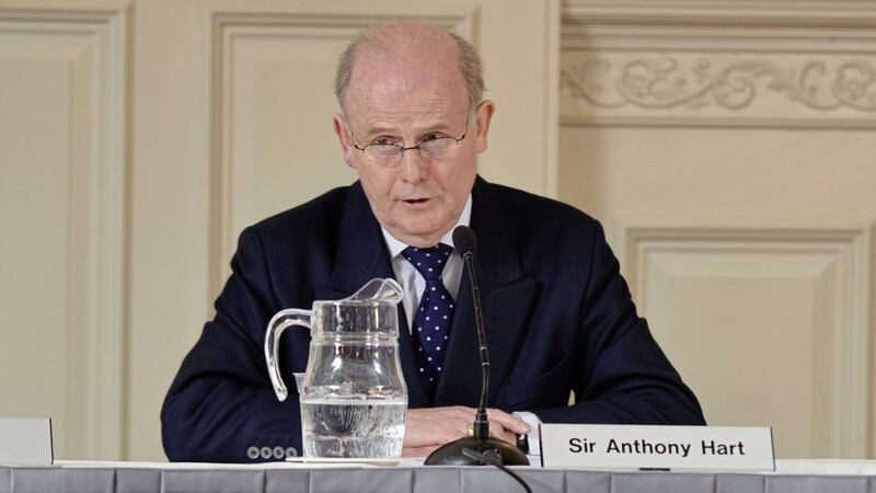 Sir Anthony Hart recommended tax-free lump sum payments for all survivors of historical abuse. Picture by Colm Lenaghan/Pacemaker Press 