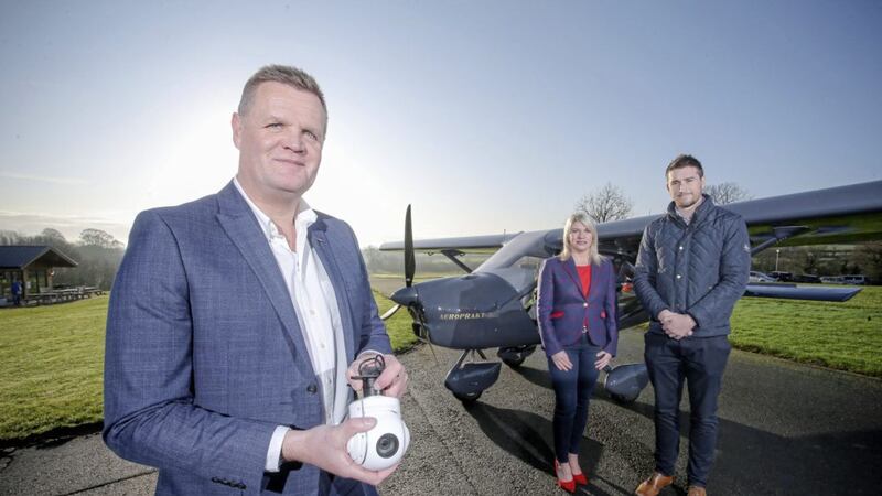 Envision Intelligent Solutions&rsquo; senior management team (from left) Philip Murdock (managing director), Amanda Campbell (commercial director) and Graeme McCandless (operations director) have set their sights on securing major US government contracts. Photo: Philip Magowan 