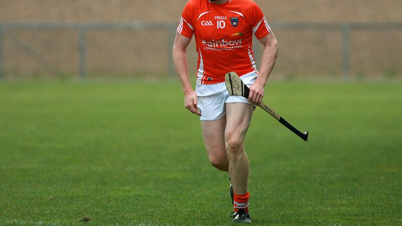 Middletown's Ryan Gaffney found the net in the first minute of the Armagh SHC final &nbsp;