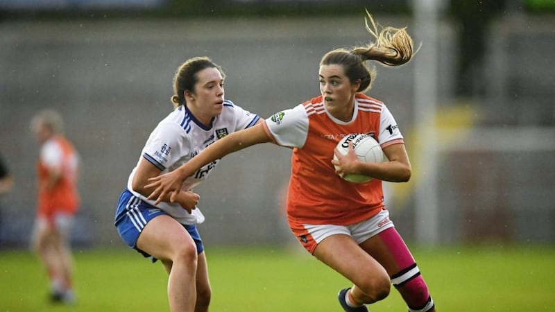 Armagh needed a goal from Aimee Mackin to see off Tyrone in their league meeting earlier this year 