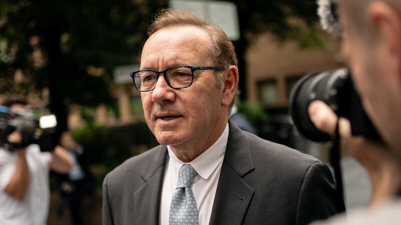 Kevin Spacey has left Southwark Crown Court after giving evidence (Aaron Chown/PA)