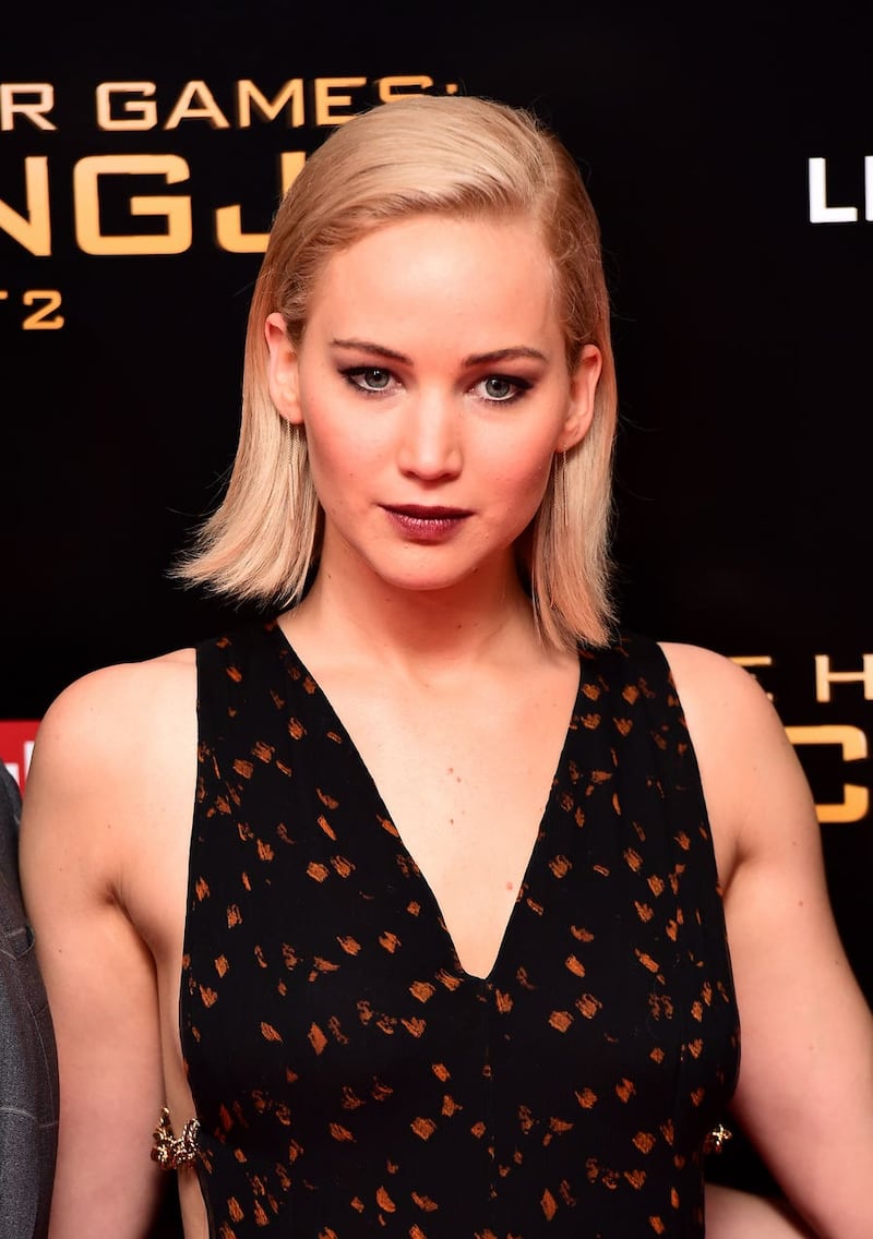 Jennifer Lawrence attending the UK premiere of The Hunger Games: Mockingjay, Part 2