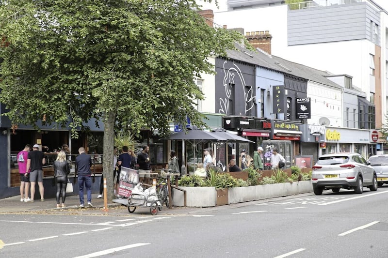 The Ormeau Road in Belfast was named the second best place to live in Northern Ireland in The Sunday Times Best Places to Live guide. Picture by Hugh Russell 
