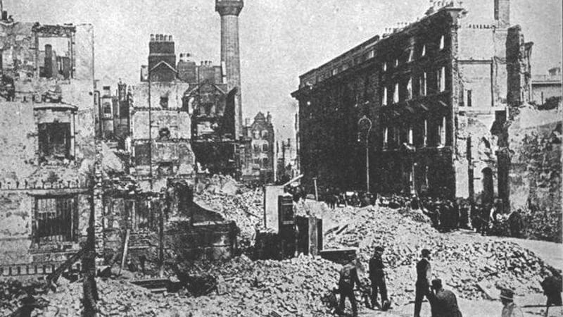 Dublin in the aftermath of the 1916 Easter Rising 