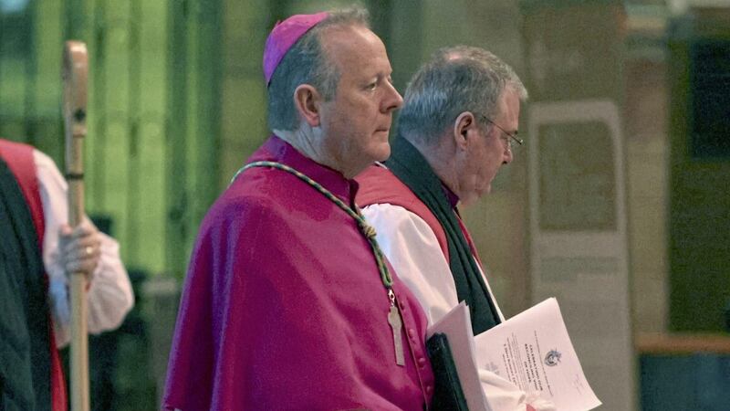 Pictured at St Anne&#39;s Cathedral in Belfast for Celebrating Our Reconciling Vision Of Hope. Archbishop Eamon Martin. Picture by Hugh Russell. 