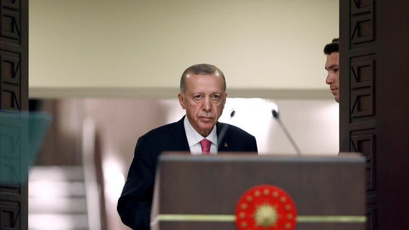 Turkish President Recep Tayyip Erdogan (Ali Unal/AP/PA)