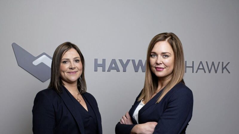 Hayward Hawk Professional Services co-founders, Lindsey McCracken and Gemma Murray 