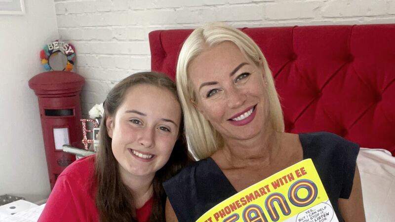 Denise Van Outen and daughter Betsy are coming to terms with being a &#39;tweenager&#39; in an online world. 