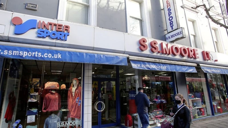 SS Moore sport shop is moving from its premises on Chichester Street in Belfast after 75 years. Picture by Mal McCann 