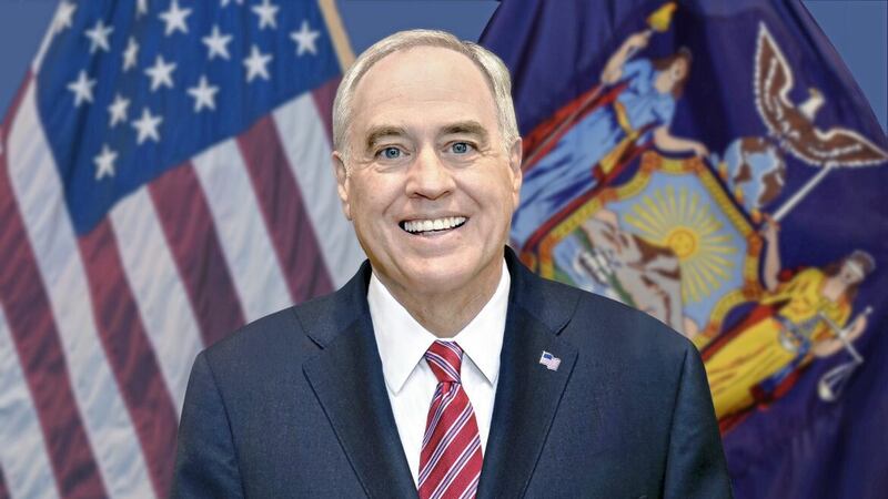 New York State Comptroller Thomas P. DiNapoli is due in Belfast at the end of October 