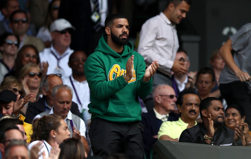 Drake at Wimbledon 2018