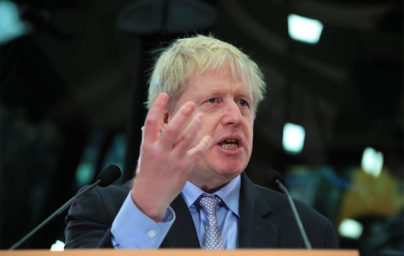 Boris Johnson has called for the prime minister to halt plans for the controverisal backstop. Picture by Peter Byrne/Press Association.