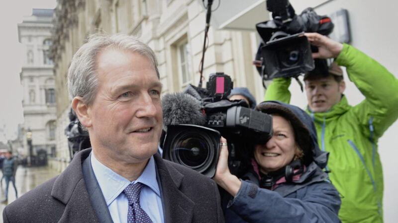Brexiteer Owen Paterson was among a delegation who met Prime Minister Theresa May in Downing Street yesterday. Picture by Stefan Rousseau, Press Association 