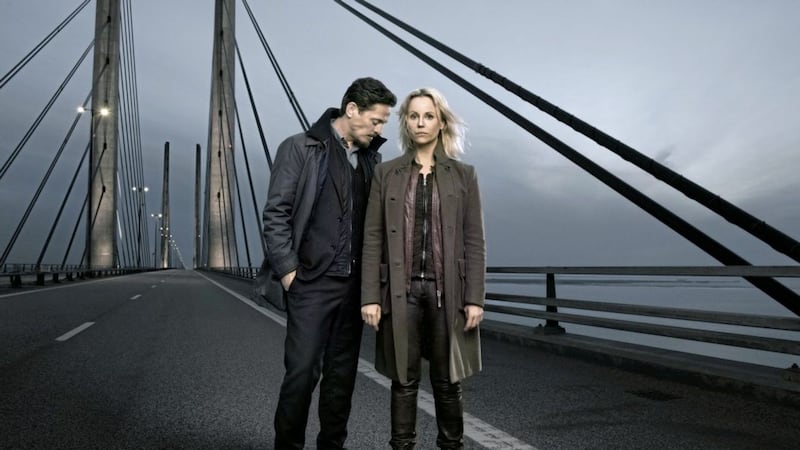 Thure Lindhardt and Sofia Helin in hit Scandi crime series The Bridge, season four of which starts on Friday 