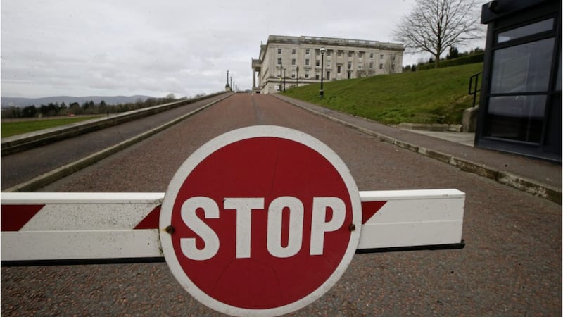 The Stormont assembly is officially dissolved at midnight on Sunday. Picture by Hugh Russell 