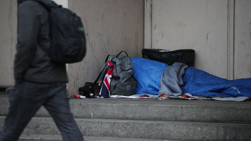 It comes as homelessness figures for England have been released.