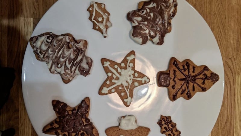 Homemade Scandi Christmas biscuits 