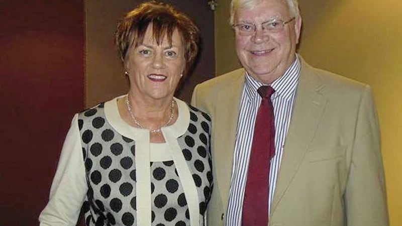 Margaret McLaughlin pictured with her husband Pat