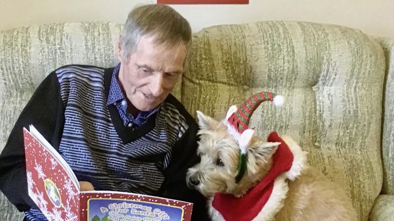 Armagh man Willie Nugent has written a new book, `A Christmas Gift for Santa (from Maisie the Wee Dog from Armagh)&rsquo; to help raise funds for Marie Curie and the Alzheimer&rsquo;s Society 