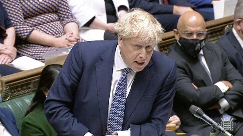 Boris Johnson once again stretched credulity to breaking point during his appearance at Prime Minister&#39;s Questions on Wednesday. Picture by House of Commons/PA Wire 