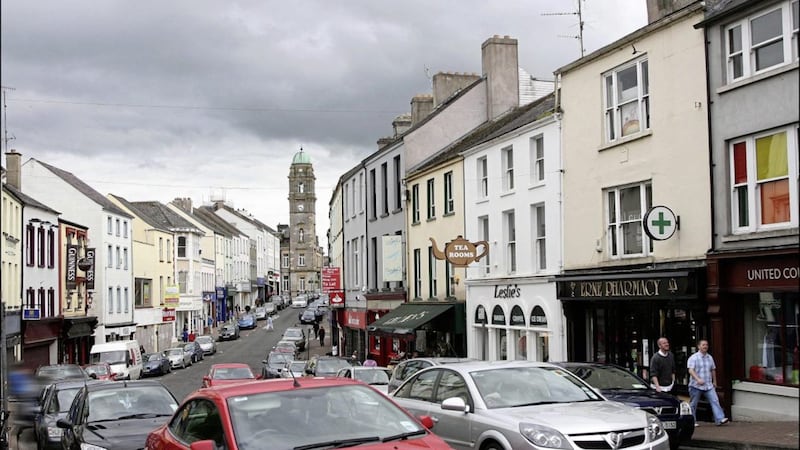Enniskillen town centre is shortlisted in the Great British High Street Awards. Picture by Ann McManus 