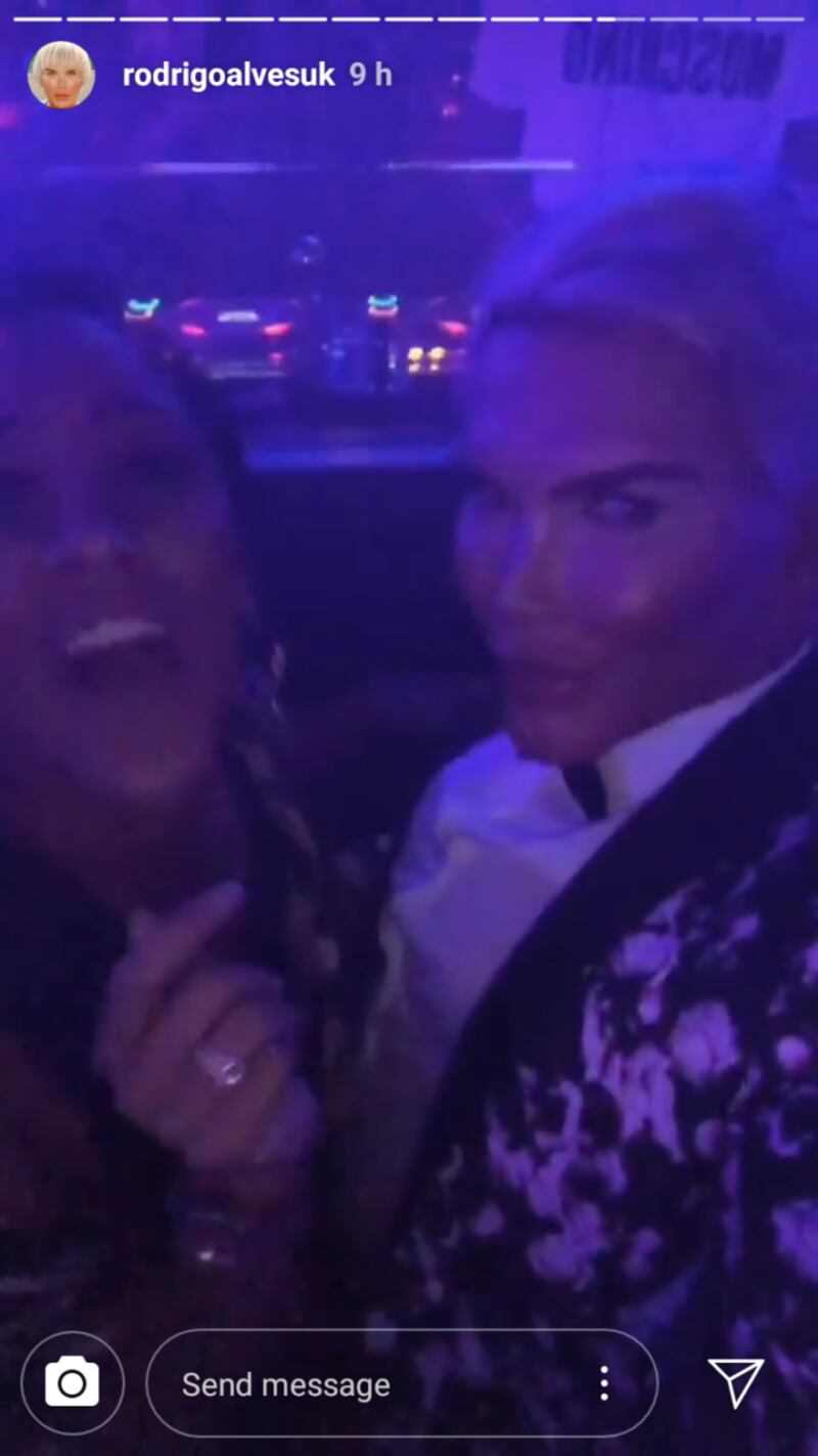 Rodrigo Alves goes on night out with Natalie Nunn following his removal from CBB
