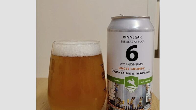 Uncle Grumpy, aka No.6, a saison from Donegal brewers Kinnegar 