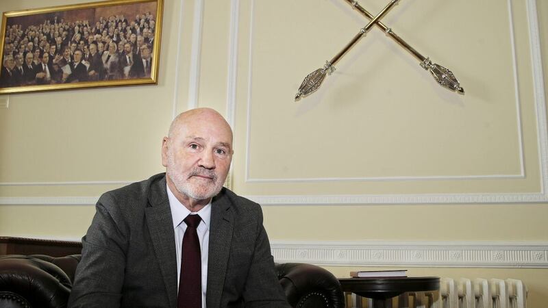 Speaker of the Northern Ireland Assembly since 2020, Sinn F&eacute;in&rsquo;s Alex Maskey. Picture by Hugh Russell 