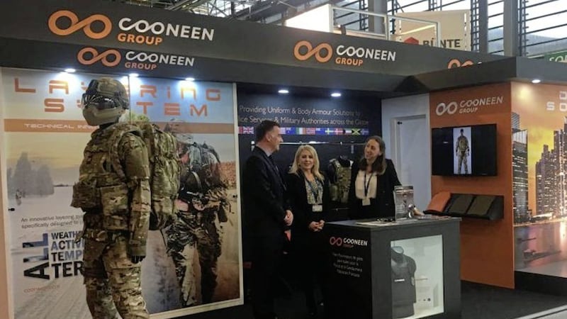 Cooneen&#39;s stand at the Eurosatory Paris exhibition earlier this summer 