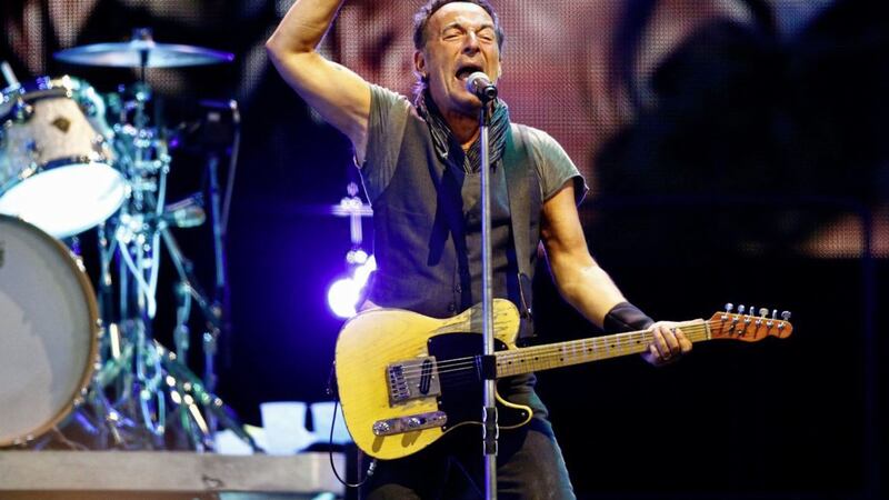 Bruce Springsteen performs with the E Street Band in Barcelona earlier this year Picture: Manu Fernandez/AP 