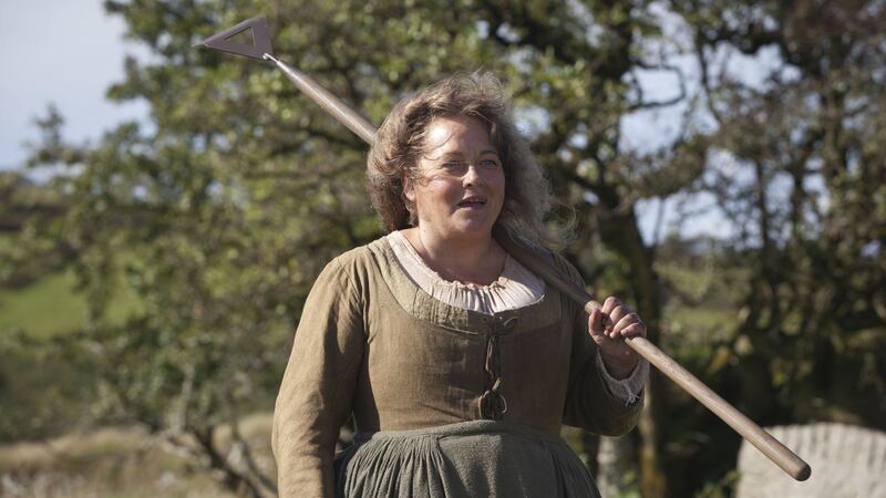 The 56-year-old plays loyal servant Prudie in the hit period drama.