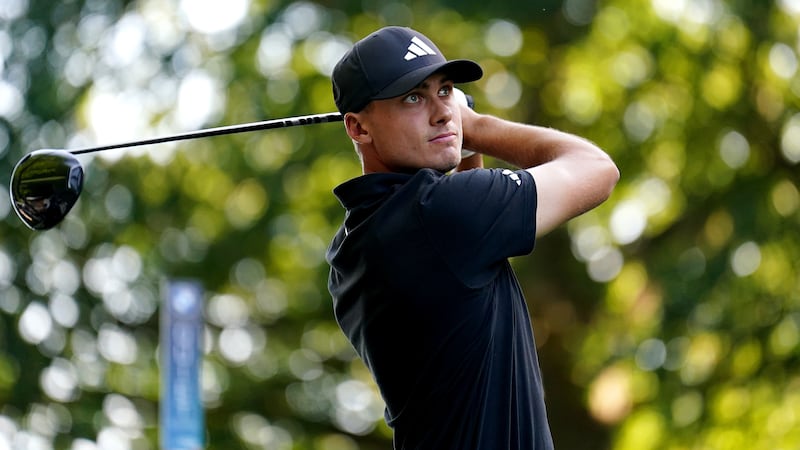 Ludvig Aberg posted an impressive 68 on day one of the BMW PGA Championship at Wentworth (Zac Goodwin/PA)