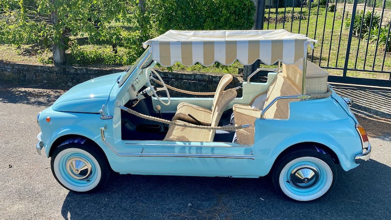 One of the more novel Fiat 500 versions is the summery spiaggina