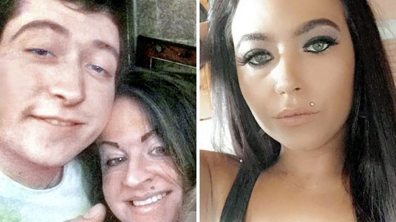 <span class="gwt-InlineHTML kpm3-ContentLabel">Ken Flanagan with his mother Karen McClean who he stabbed to death on Friday night and </span><span class="gwt-InlineHTML kpm3-ContentLabel"><span class="gwt-InlineHTML kpm3-ContentLabel">mother-of-one Stacey Knell was also murdered by boyfriend Flanagan in Newtownabbey</span></span>