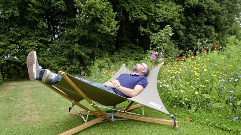 A Kajito hammock is ideal for dad to rest in after a hard day&#39;s gardening, or just instead of gardening 