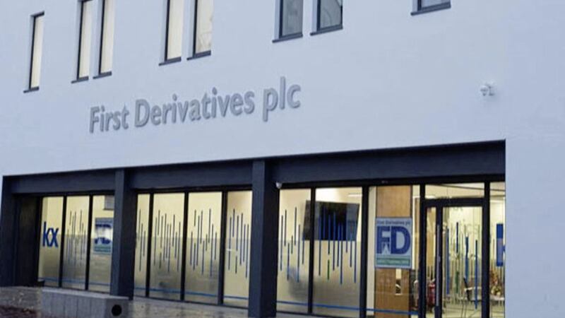 Sales and gross profit at First Derivatives were flat at &pound;237.9 million and &pound;101 million respectively in the year to February 28 