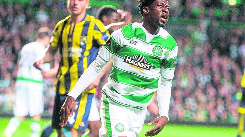 Celtic&#39;s Efe Ambrose. Hoops boss Ronny Deila admits he will have to rebuild Ambrose&#39;s confidence following his Europa League nightmare against Fenerbahce on Thursday night. 