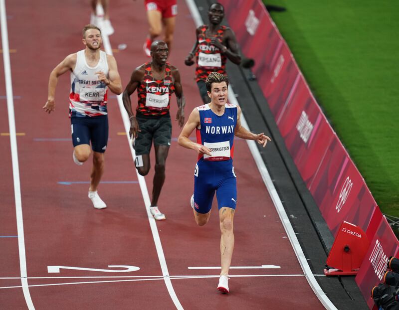 Jakob Ingebrigtsen won gold in the Men’s 1500m Final at the Tokyo 2020 Olympic Games