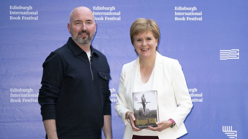 Scotland’s First Minister and the Booker Prize winner spoke at the Edinburgh International Book Festival.
