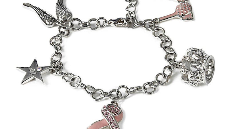 Breast Cancer Care Celebrity Charm 21cm Bracelet, available from QVCuk.com 