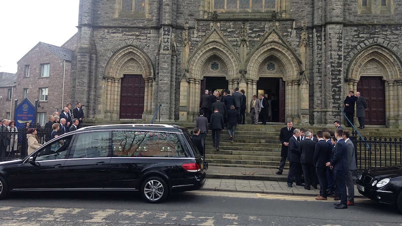 The funeral of Lesley-Ann McCarragher is taking place in Armagh. Photo by Mal McCann