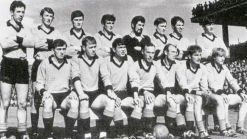 Ray McConville (back row, third from left) with the rest of the Down team that would go on to win the 1968 All-Ireland title 