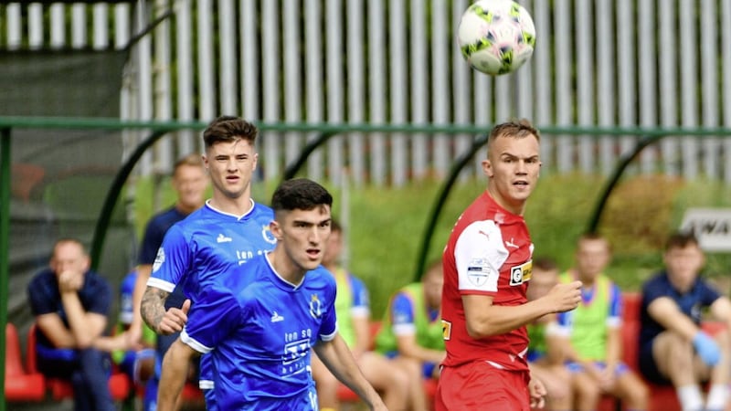Rory Hale grabbed a hat-trick for Cliftonville against Newry on Saturday 