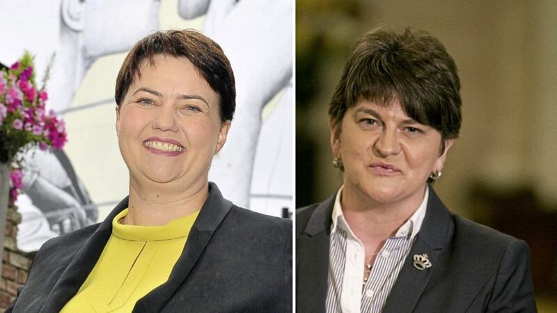Scottish Conservatives leader Ruth Davidson and DUP leader Arlene Foster 