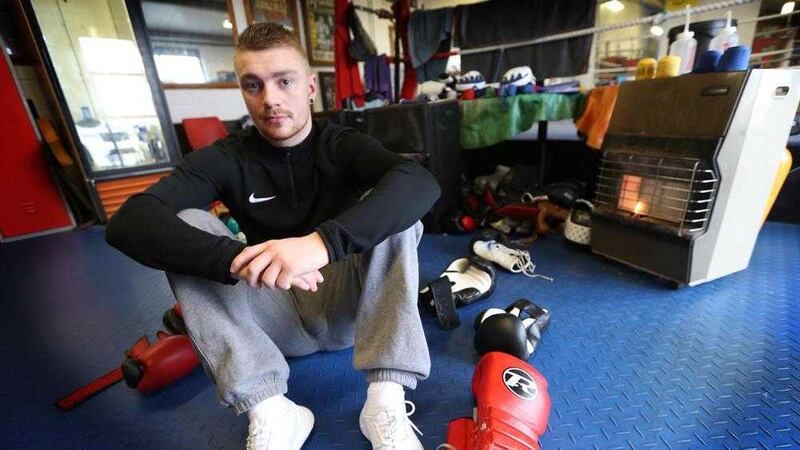 Lewis Crocker, who has been training at John Breen's boxing gym in recent weeks, is hoping to build a successful career in the pro ranks <br />Picture by Hugh Russell
